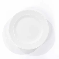 Platos>Plato llano AMELIE blanco de porcelana 28cm