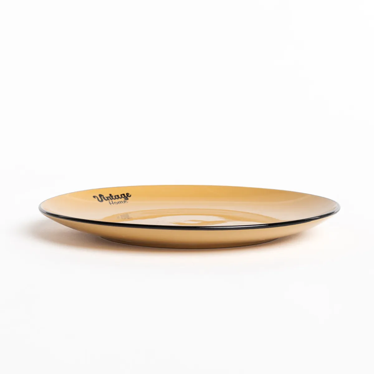 Platos>Plato Llano BE VINTAGE Amarillo 27cm