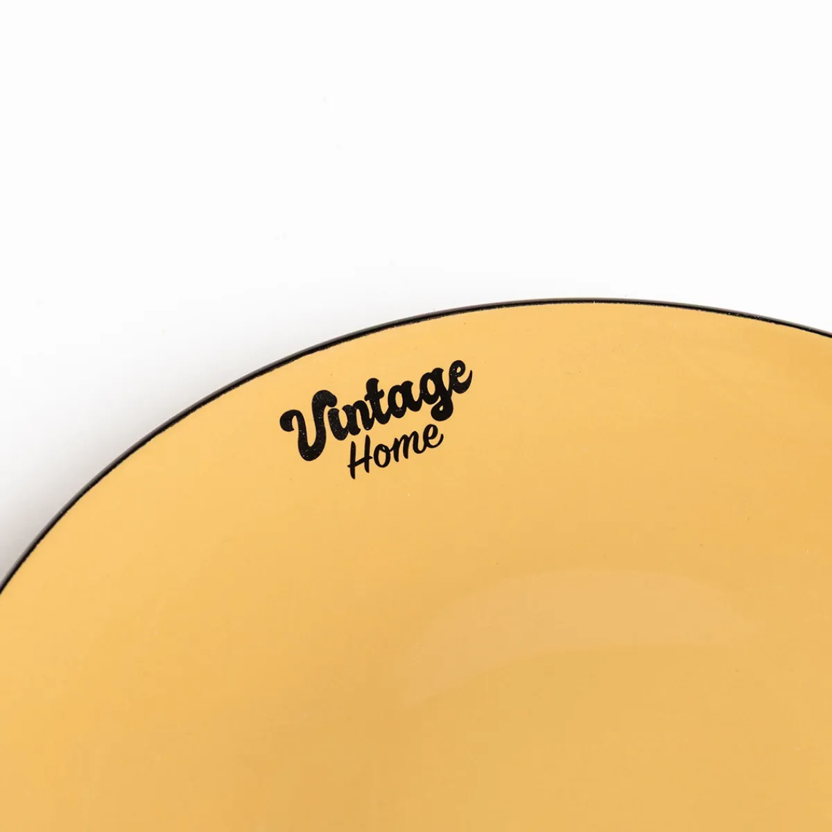 Platos>Plato Llano BE VINTAGE Amarillo 27cm