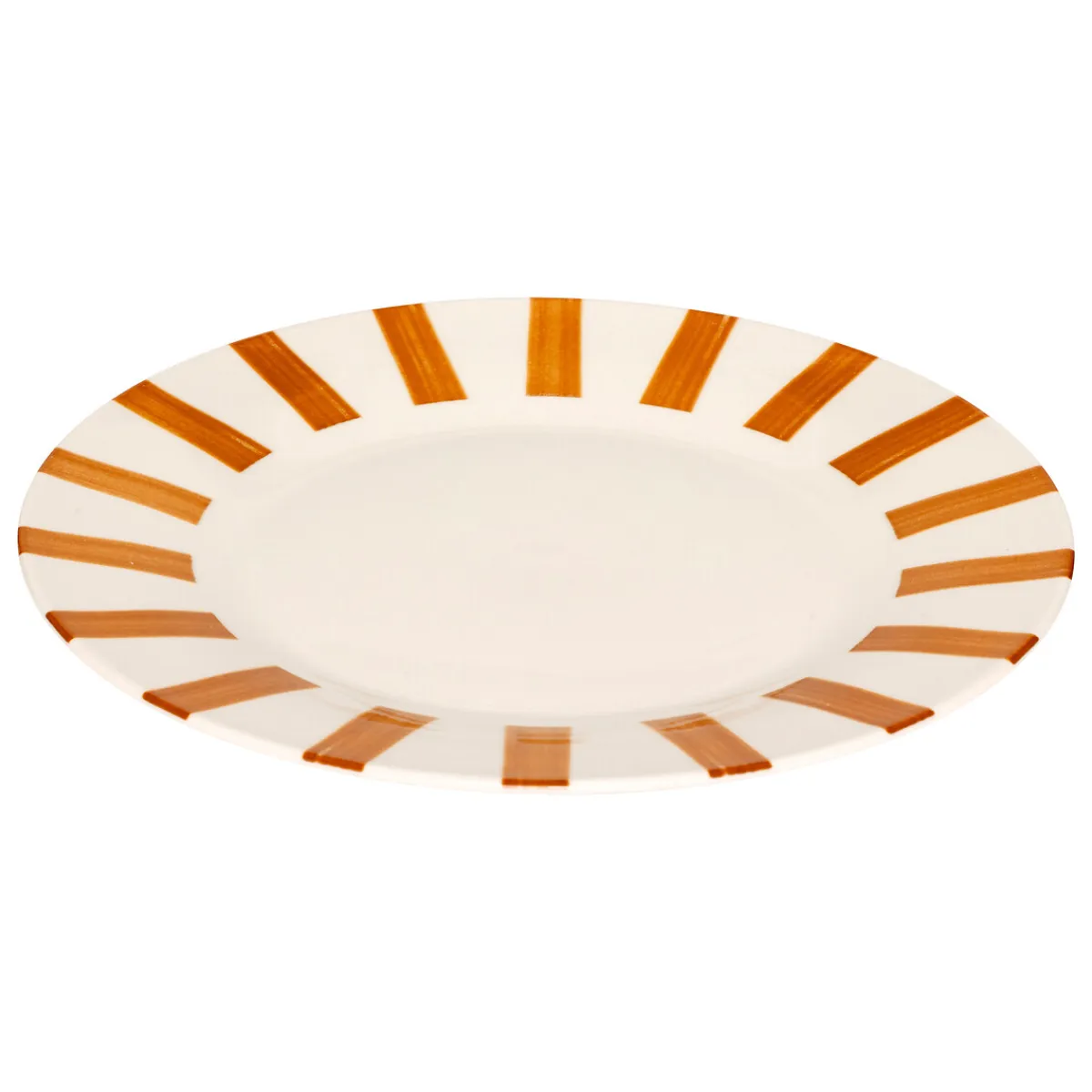 atmosphera Platos>Plato llano CHERI amarillo de porcelana 27cm