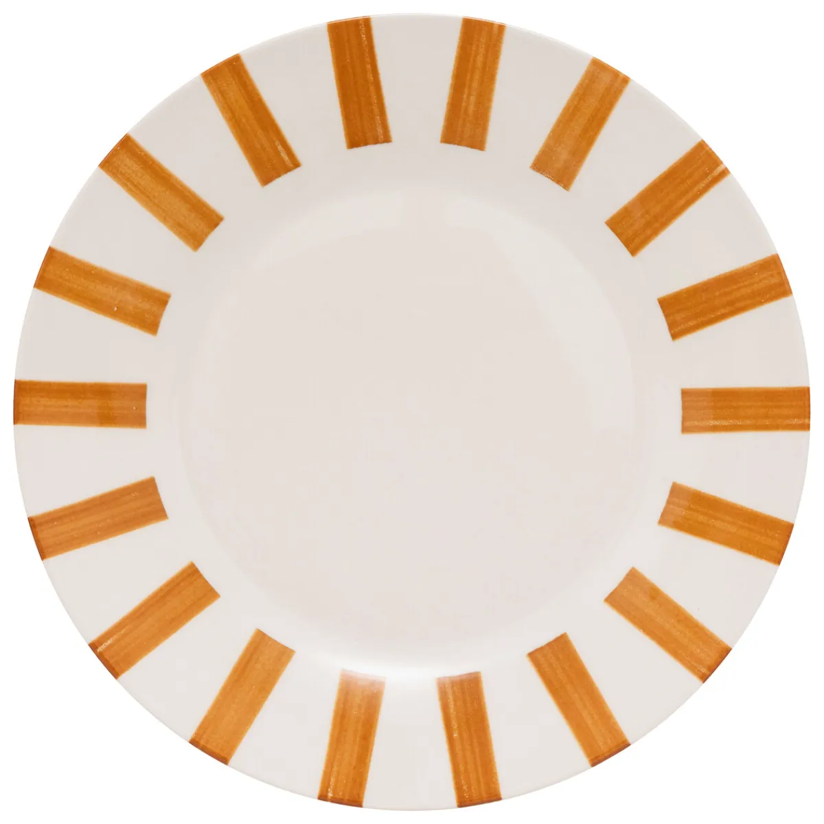 atmosphera Platos>Plato llano CHERI amarillo de porcelana 27cm