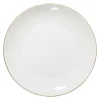 secret d'gourmet Platos>Plato Llano Petit Salón Blanco con Borde Dorado 27