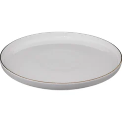 Platos>Plato Llano Sublima Gris Claro De Porcelana 27cm