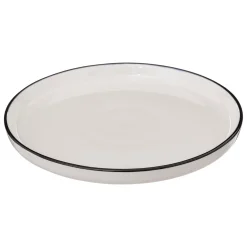 Platos>Plato Postre Alix Blanco de Porcelana 20cm