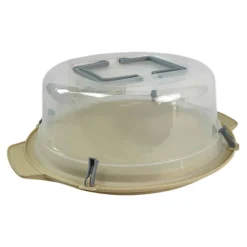 Platos Para Tartas, Tartas Y Bombones>Porta tartas de plástico con tapa para transporte
