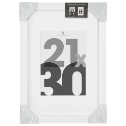 atmosphera Marcos Y Fotos>Portarretrato Eva Blanco 21x30Cm