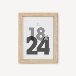 atmosphera Marcos Y Fotos>Portarretrato Eva Natural 18x24Cm