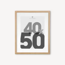 atmosphera Marcos Y Fotos>Portarretrato Eva Natural 40x50Cm