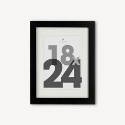 atmosphera Marcos Y Fotos>Portarretrato Eva Negro 18x24Cm