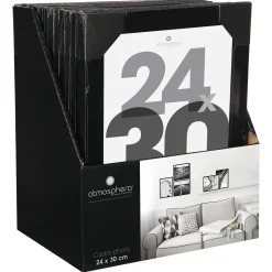 atmosphera Marcos Y Fotos>Portarretrato Lise Negro 24x30Cm