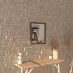 atmosphera Marcos Y Fotos>Portarretrato MAÉ marrón 40x50cm