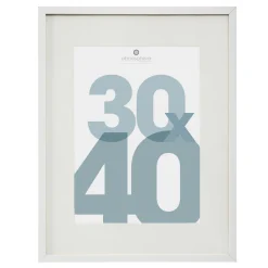 atmosphera Marcos Y Fotos>Portarretrato Manu Blanco 30x40cm