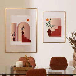 atmosphera Marcos Y Fotos>Portarretrato MANU dorado 50x70cm