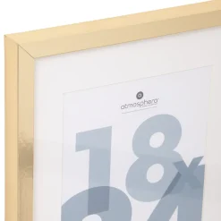 atmosphera Marcos Y Fotos>Portarretrato Manu Dorado 18x24Cm