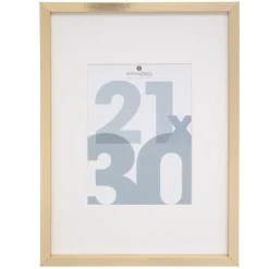 atmosphera Marcos Y Fotos>Portarretrato Manu Dorado 21x30Cm