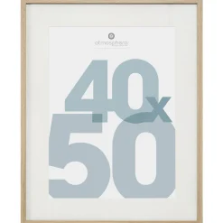 atmosphera Marcos Y Fotos>Portarretrato Manu Natural 40x50Cm