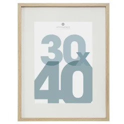 atmosphera Marcos Y Fotos>Portarretrato Manu Natural 30x40Cm