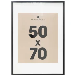 atmosphera Marcos Y Fotos>Portarretrato MANU negro 50x70cm