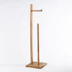 Soportes Papel Higiénico Y Portarrollos>Portarrollos de madera de acacia