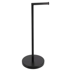 Soportes Papel Higiénico Y Portarrollos>Portarrollos De Papel Hig. Metal Negro