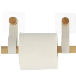 Soportes Papel Higiénico Y Portarrollos>Portarrollos Papel Higiénico Bambú Y Asa