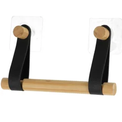 Soportes Papel Higiénico Y Portarrollos>Portarrollos Papel Higiénico Bambú Y Asa