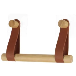 Soportes Papel Higiénico Y Portarrollos>Portarrollos Papel Higiénico Bambú Y Asa