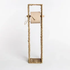 Accesorios De Baño>Portarrollos wc beige de cuerda