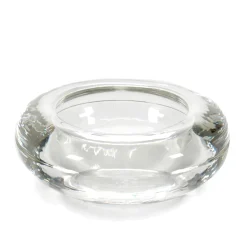 Portavelas Y Candelabros>Portavelas redondo de vidrio