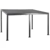 hespéride Pérgolas>Pérgola AVILA gris graphite 3x4m