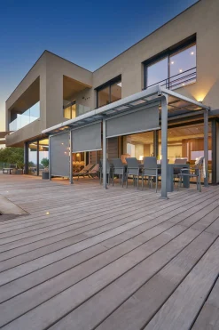 hespéride Pérgolas>Pérgola ENOLIE graphite de aluminio 3,5x4m