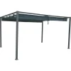 hespéride Pérgolas>Pérgola PALMEIRA gris ardosia 3x4m