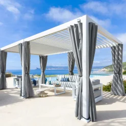 hespéride Pérgolas>Pérgola ÉVORA blanca 3,6x6m