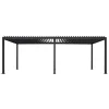 hespéride Pérgolas>Pérgola ÉVORA gris grafito 3.6x3.6m