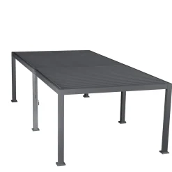 hespéride Pérgolas>Pérgola ÉVORA gris graphite 3,6x6m