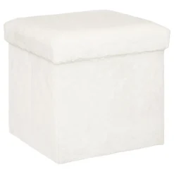 atmosphera Puff Y Banquitos|Estilo Contemporaneo>Puf De Pelo C/Almacenaje 38x38x38Cm