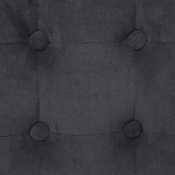 atmosphera Puff Y Banquitos>Puf Leandre Terciopelo Gris 35x35x35Cm