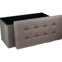 atmosphera Puff Y Banquitos|Estilo Contemporaneo>Puf Lysandre C/Almacenaje 76x38x38Cm