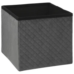 5five Puff Y Banquitos>Puf MIXMODUL de terciopelo gris 31x31Cm