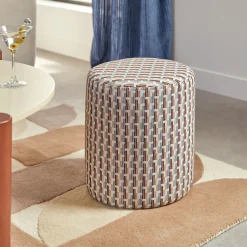 atmosphera Puff Y Banquitos>Puf SKY LOUNGE beige 38x35cm