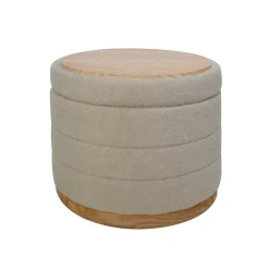 hôma Puff Y Banquitos|Estilo Contemporaneo>Puf/mesa BATH beige 44x56cm