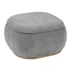 Puff Y Banquitos|Estilo Rústico>Puf/mesa de centro PHILIPE gris