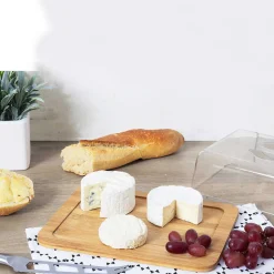 5five Cajas Y Frascos>Quesera De Bambú Con Tapa