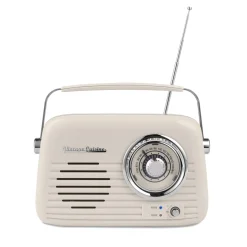 Electrodomésticos>Radio VINTAGE CUISINE beige con bluetooth