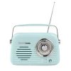 Electrodomésticos>Radio VINTAGE CUISINE menta con bluetooth