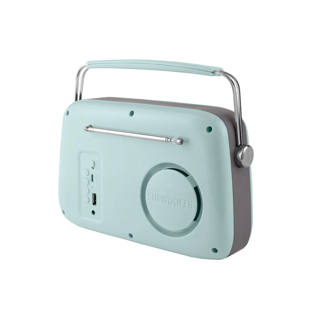 Electrodomésticos>Radio VINTAGE CUISINE menta con bluetooth