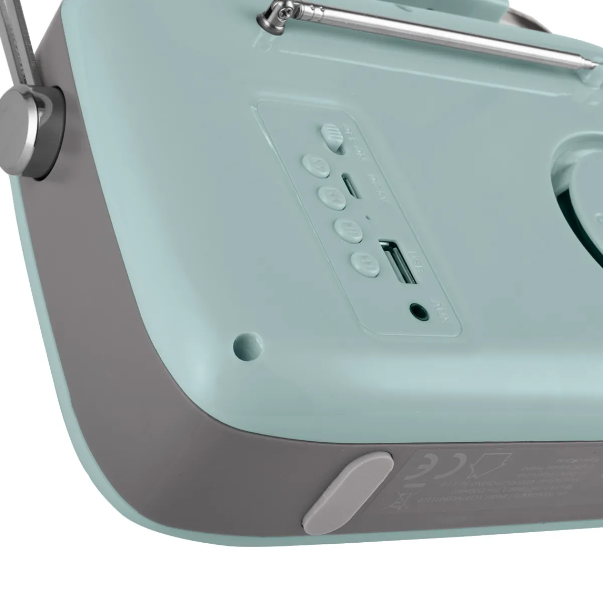 Electrodomésticos>Radio VINTAGE CUISINE menta con bluetooth