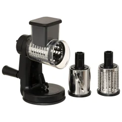 5five Moldes Y Otros Utensilios De Cocina>Rallador multiusos con manivela 3 cuchillas SILVER