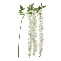 atmosphera Plantas Y Flores Artificiales>Rama De Glicinia Blanca Artificial 130Cm