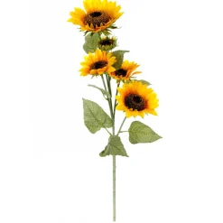atmosphera Plantas Y Flores Artificiales>Rama Girasol Artificial C/4 Flores 80Cm